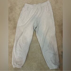 Aritzia TNA cozy fleece boyfriend sweatpants